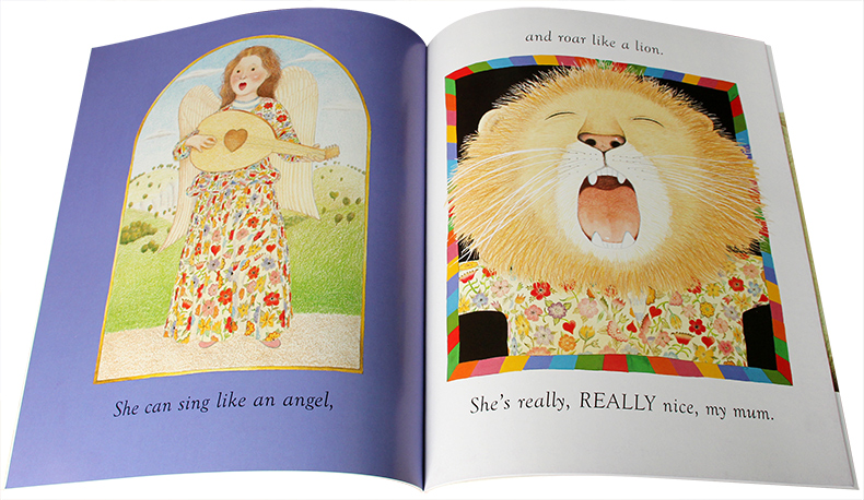 [正版]送音频英文原版绘本my mum我的妈妈 亲情启蒙 3-8岁英语阅读图画书 廖彩杏书单mydad mymum亲子系高清大图