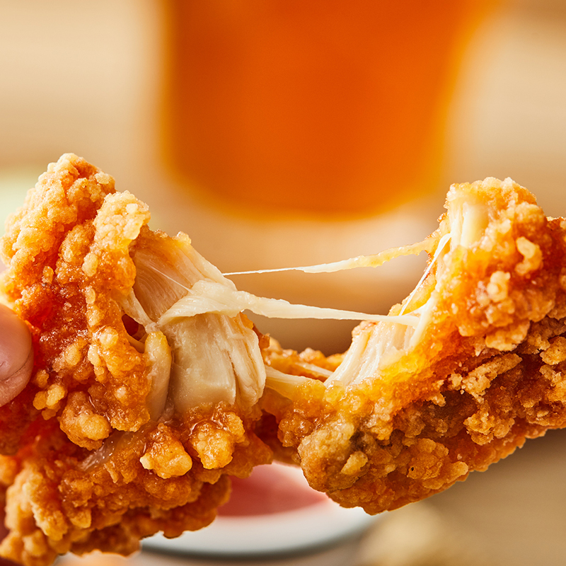 圣农秘制川辣脆皮炸鸡韩式炸鸡250g6包半成品裹粉油炸小食轻油多肉