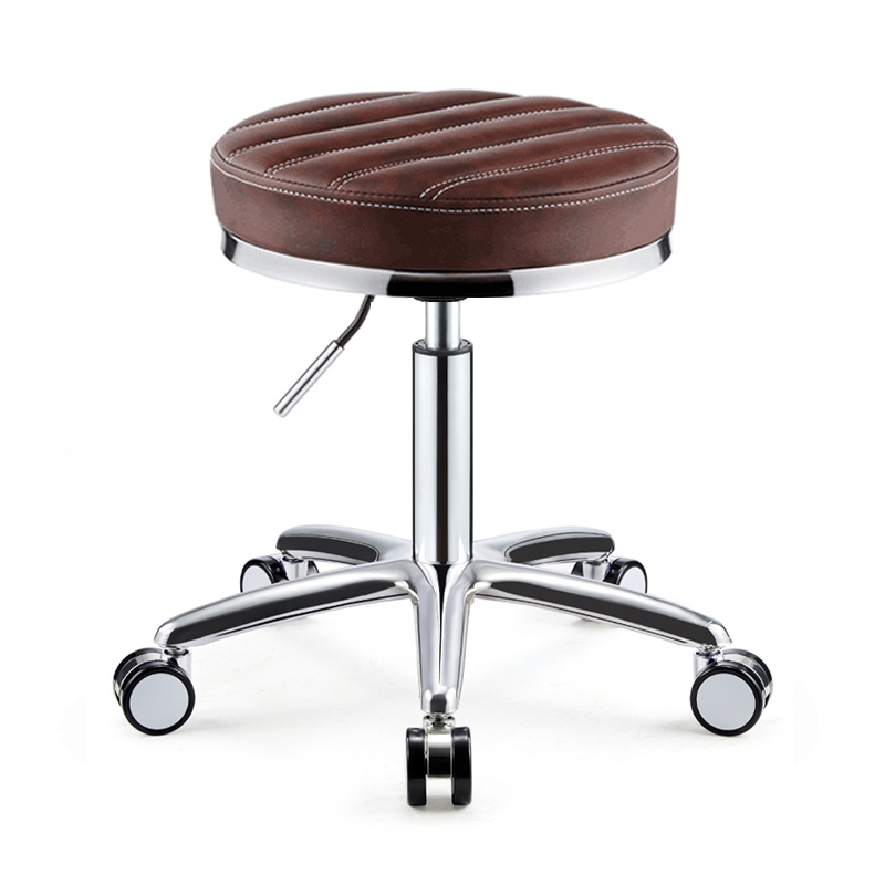 闪电客椅旋转升降圆凳防爆凳理发椅大工凳美发店转凳圆形滑轮师傅椅