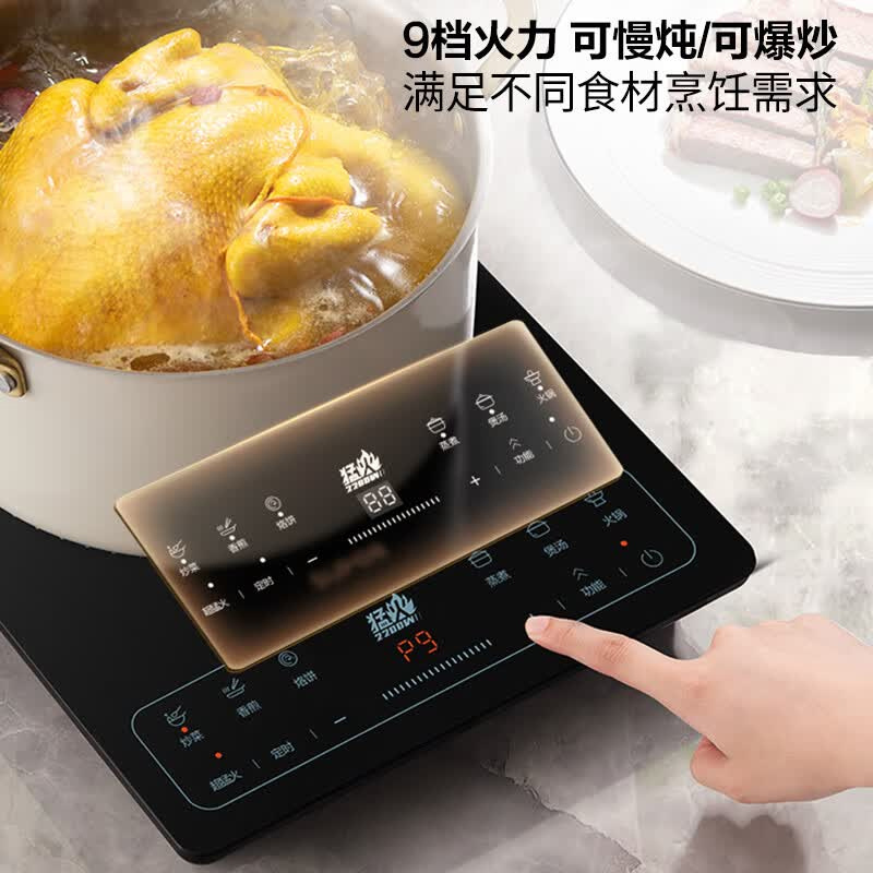 苏泊尔电磁炉C22-IA920D匀火加热双层聚能线圈盘高清大图