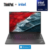 ThinkPad E16 09CD AI 2024 经典商务本 16英寸笔记本电脑 英特尔酷睿Ultra 5 125H 16G内存 512G固态 高清屏 2.5K高色域 黑