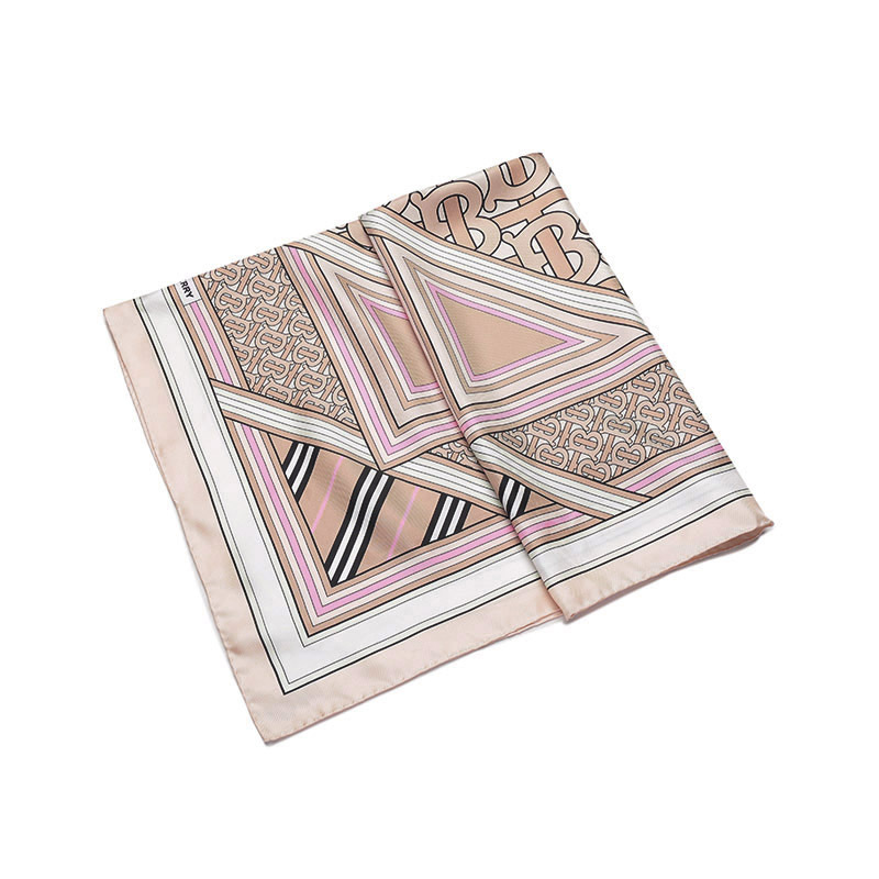 博柏利burberry女款桑蚕丝方巾丝巾围巾8056042