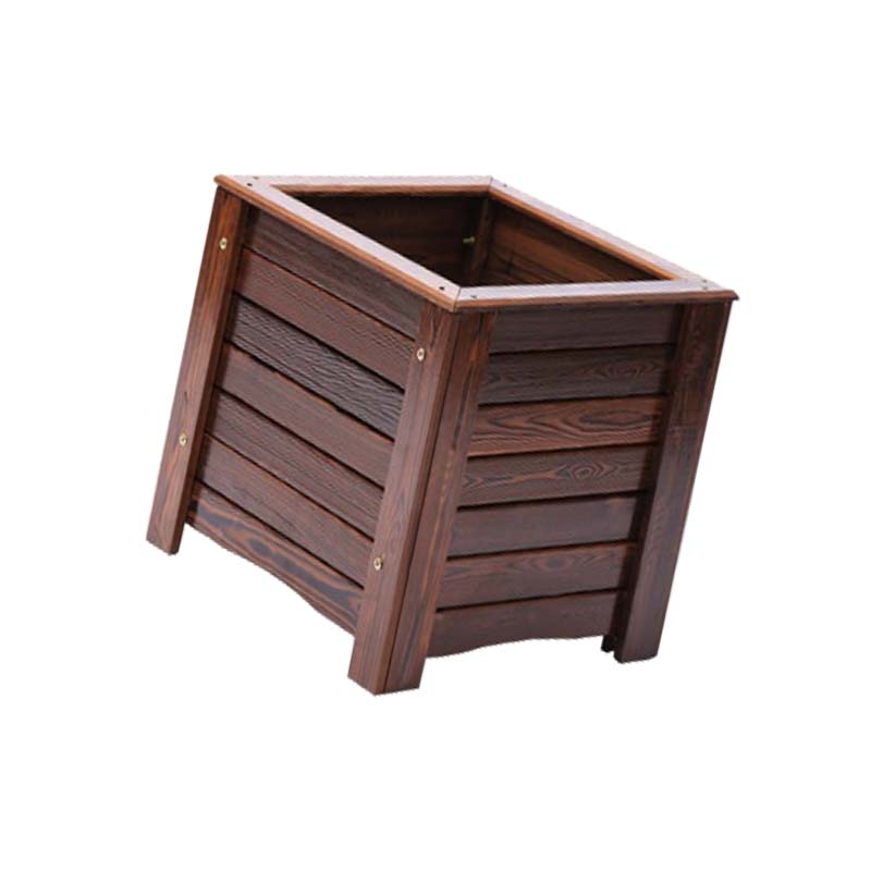 安虎 户外防腐木花箱 40*40*60cm 个高清大图