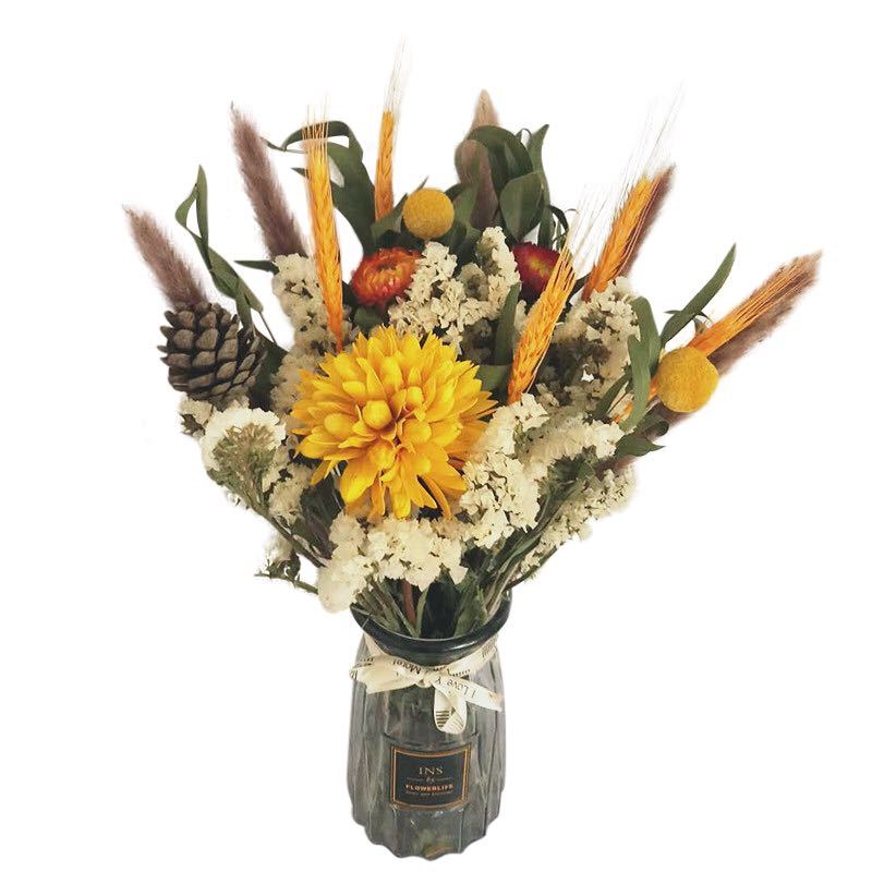 向日葵干花云南风干真花家居装饰摆件ins网红毕业拍照花束fenghou向阳