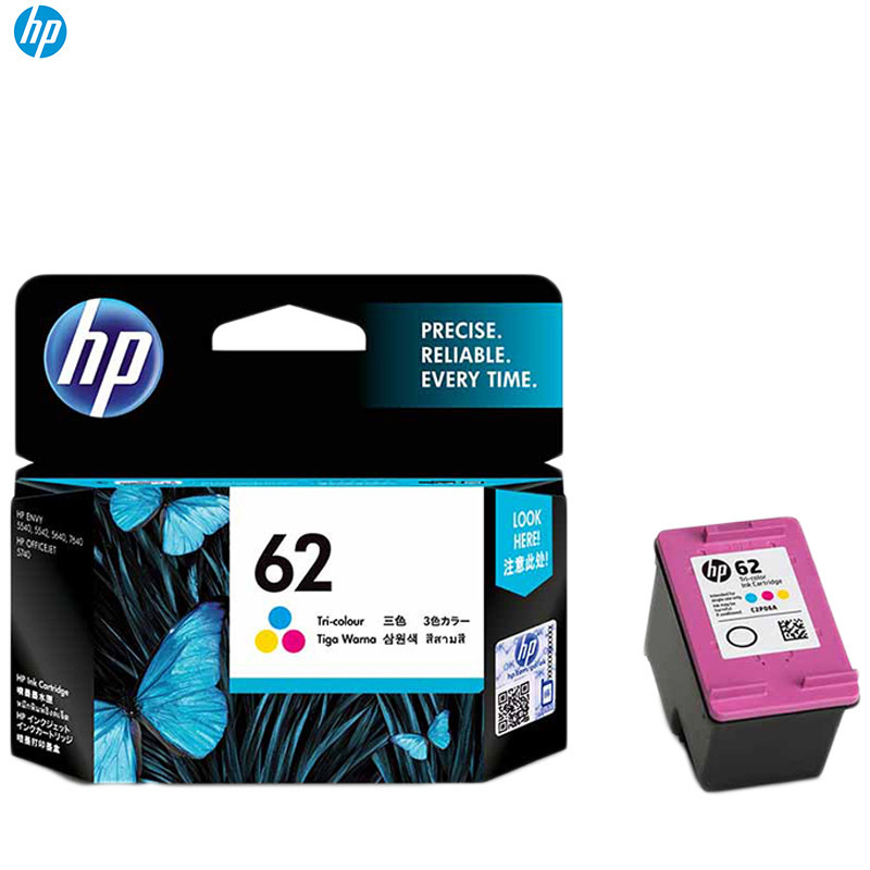 惠普(HP)C2P06AA 62 彩色墨盒(墨盒/墨水) (适用 HP OfficeJet 200/258)