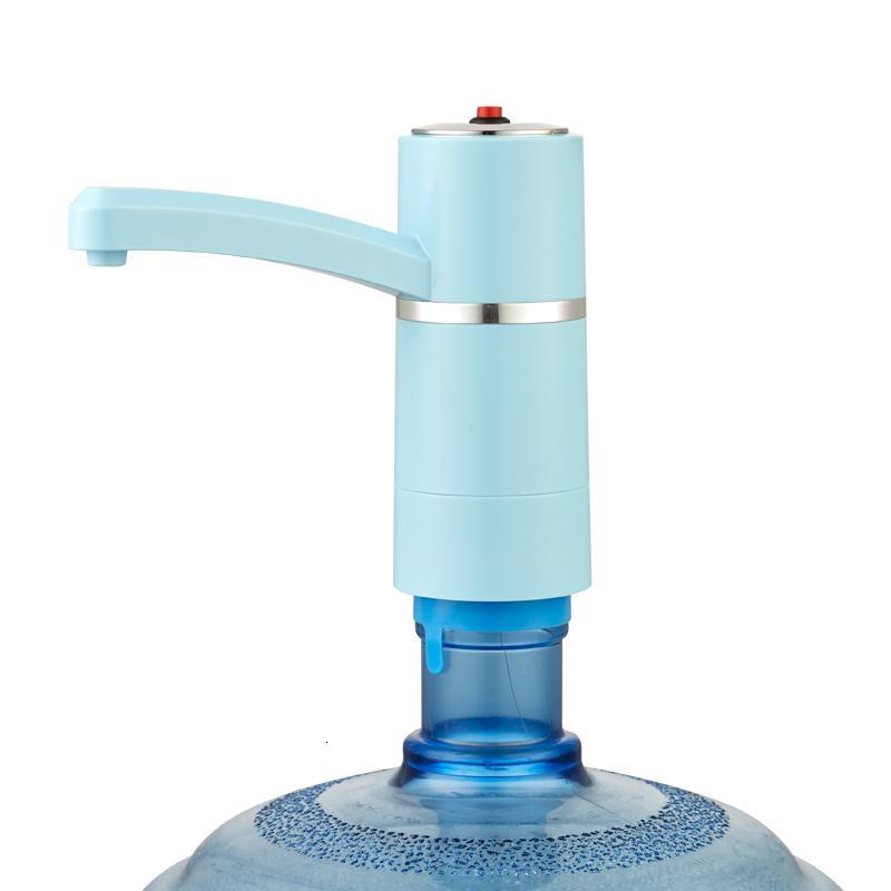 上水器充电式抽水器抽水机桶装净水桶电动抽水器无线自动上水器 天空