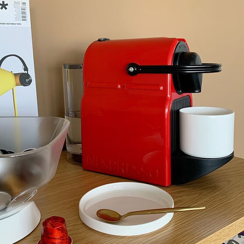 Nespresso 胶囊咖啡机 Inissia系列欧洲原装进口意式全自动小型便携式咖啡机 胶囊咖啡快速萃取C40高清大图