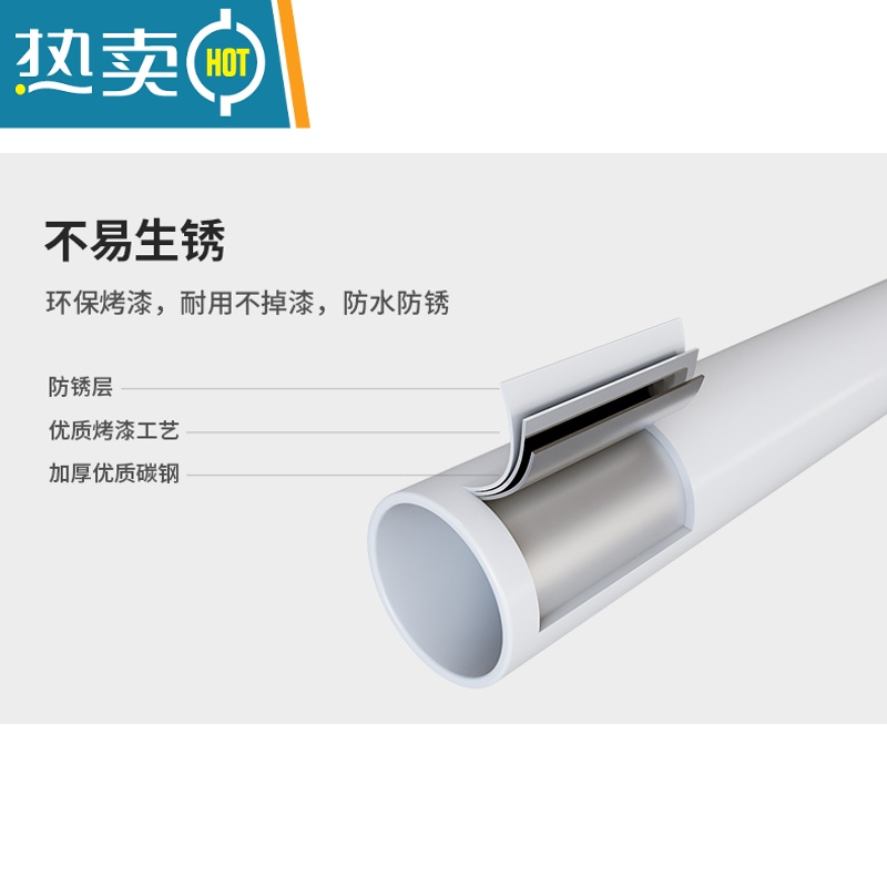 敬平衣帽架落地卧室带轮滑挂衣架宿舍门口衣架子家用简易可移动晾衣架 L款 黑高清大图