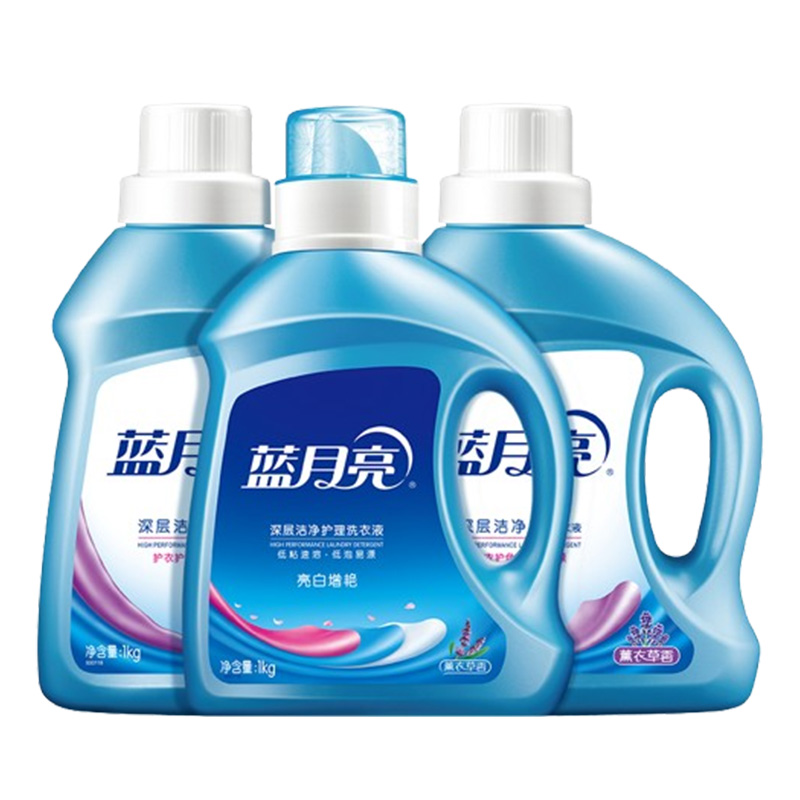 蓝月亮洗衣液套装3kg深层洁净护色柔顺薰衣草香80001268