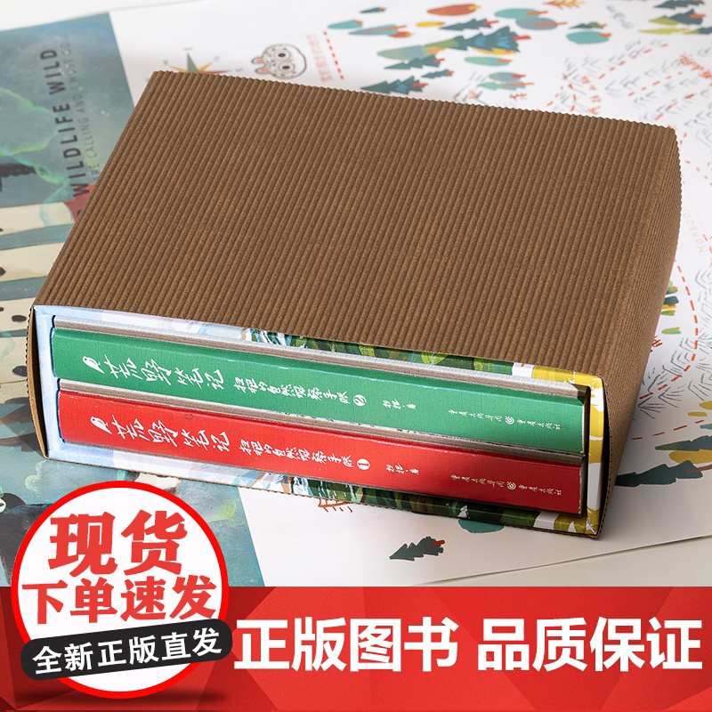 荒野笔记 扫把的自然观察手账 扫把 著 手绘插画集摄影地理自然动植物风景书籍 绘画 保护大自然环境珍爱生命守护动物书籍高清大图