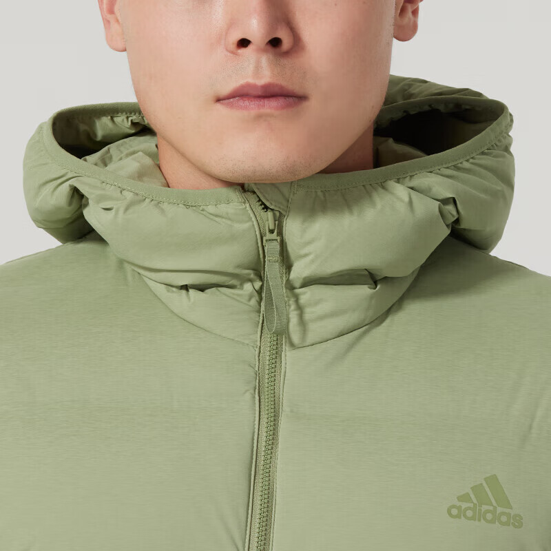 阿迪达斯 (adidas)羽绒服外套男装新款运动户外保暖休闲连帽羽绒夹克IZ4705 ZP高清大图