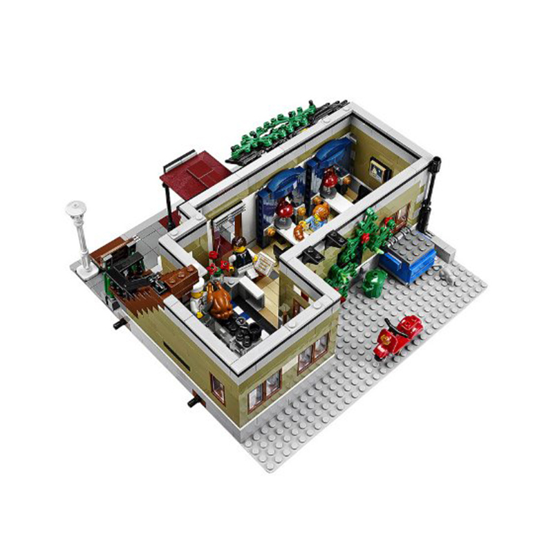 乐高legocreator创意百变巴黎餐厅10243塑料积木玩具16岁以上200块