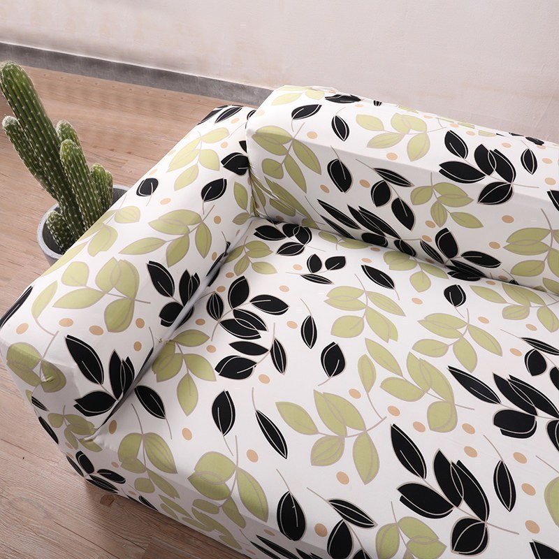 沙发套罩全包萬能套弹力通用型防滑懒人沙发罩皮沙发垫巾全盖 豆蔻年华 S号【一般适合90-140cm】(尺寸可以咨询客服)