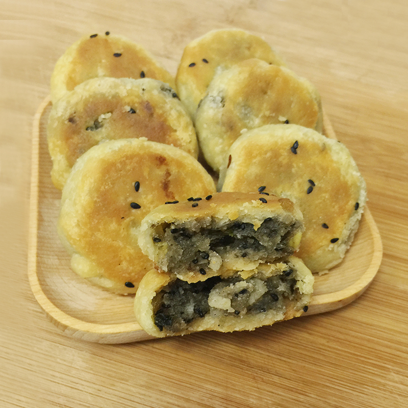 朥饼正宗捞饼绿豆糕饼贵屿传统现做茶点小吃 瓜册丁捞饼朥饼盒装12块饼
