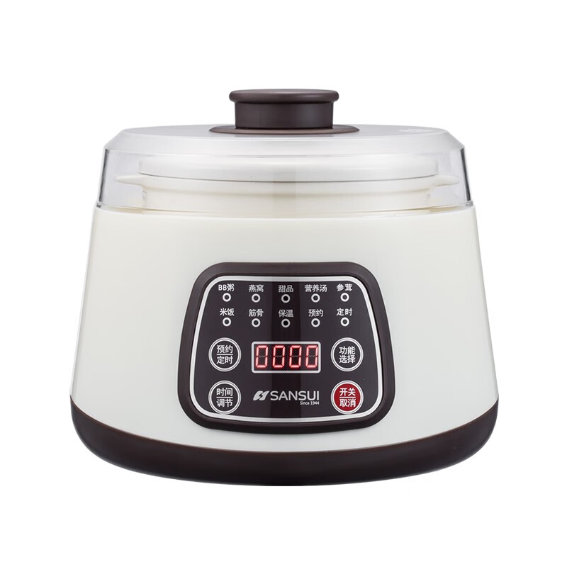 山水(SANSUI)1L多功能电炖锅SDZ-15S