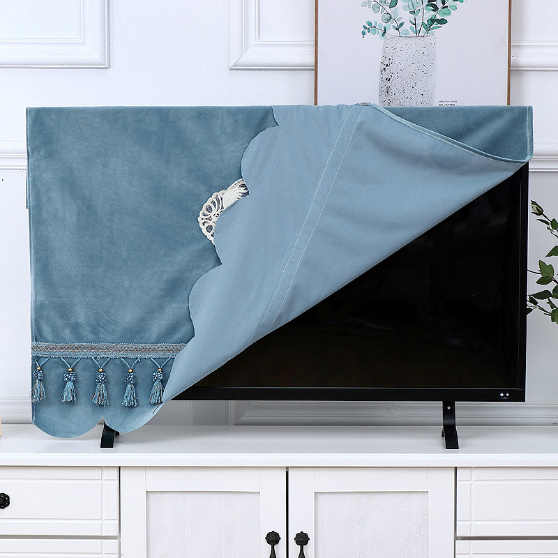 电视机罩防尘罩套挂式台式金铂喜55英寸65液晶电视机防尘盖布电视布艺