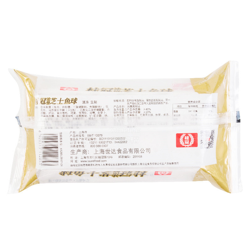 桂冠浓情芝士鱼球120g