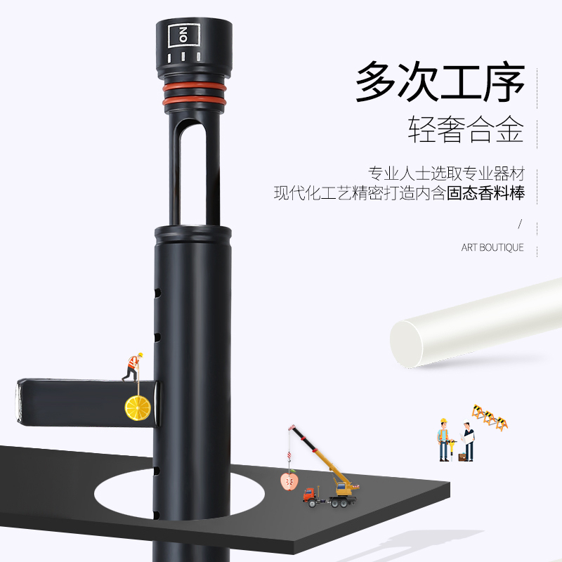车载固体香薰器汽车空出风口香薰棒车用空气净化香水夹