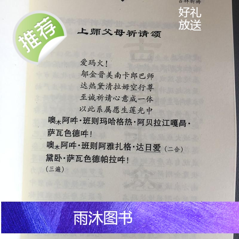 极密甚深伏藏法汇 年龙上师父母 等亲传高清大图