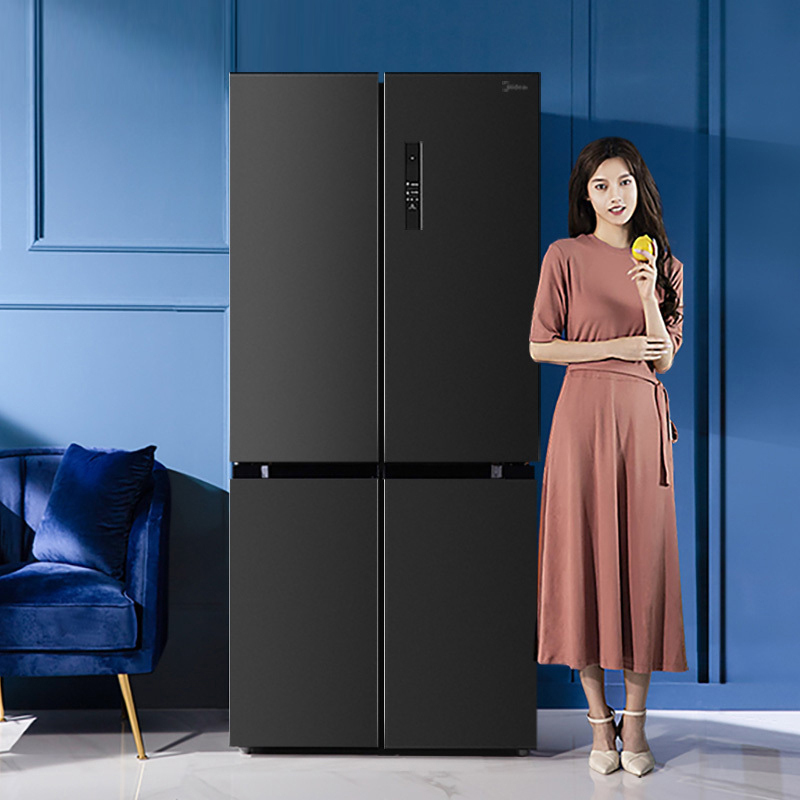 美的(Midea)冰箱 507升高效杀菌净味一级能效双变频十字对开家用电冰箱 BCD-507WTPZM(E)