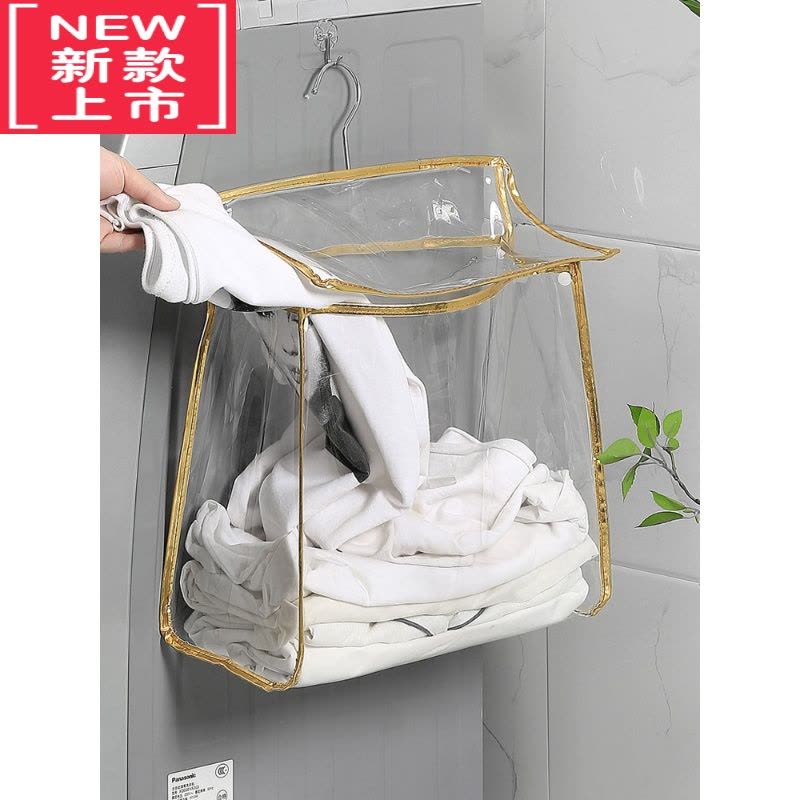 可莉允浴室放衣服挂袋洗澡衣物防水袋子宿舍墙上收纳袋门后墙挂式置物袋图片