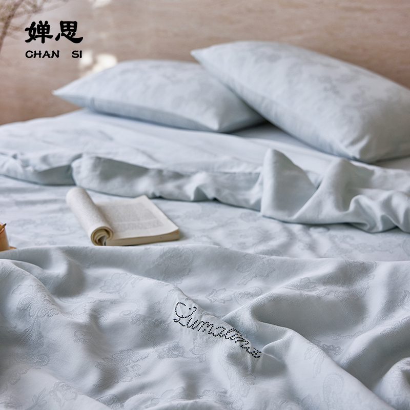 婵思 浮光莱赛尔刺绣夏被高清大图