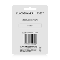 飞科(FLYCO)剃须刀FS607刀头刀网往复式刮胡刀刀片网罩专用配件 FS607三只装