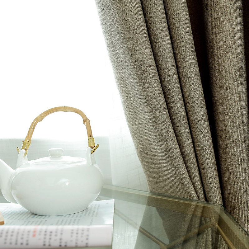 家柏饰(CORATED)帘隔断帘挡风免打孔少女家用卧室空调遮挡窗帘防冷气布艺 咖色 宽1.2*高1.8米单开送杆『适合宽70-110厘米』