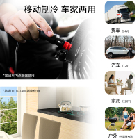 冰虎(Alpicool)车载冰箱压缩机制冷ET60升车家两用冷冻冷柜冷藏迷你学生宿舍小冰箱便捷拉杆箱可达-20℃带储物篮