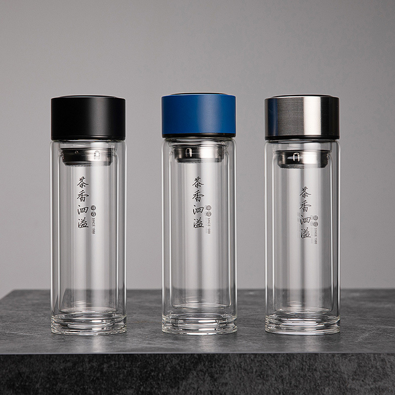 明霞双层玻璃杯mx3324300ml40个箱200个起订整箱发货