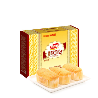 达利园 糕点 面包 零食 法式软面包600g(香奶味)