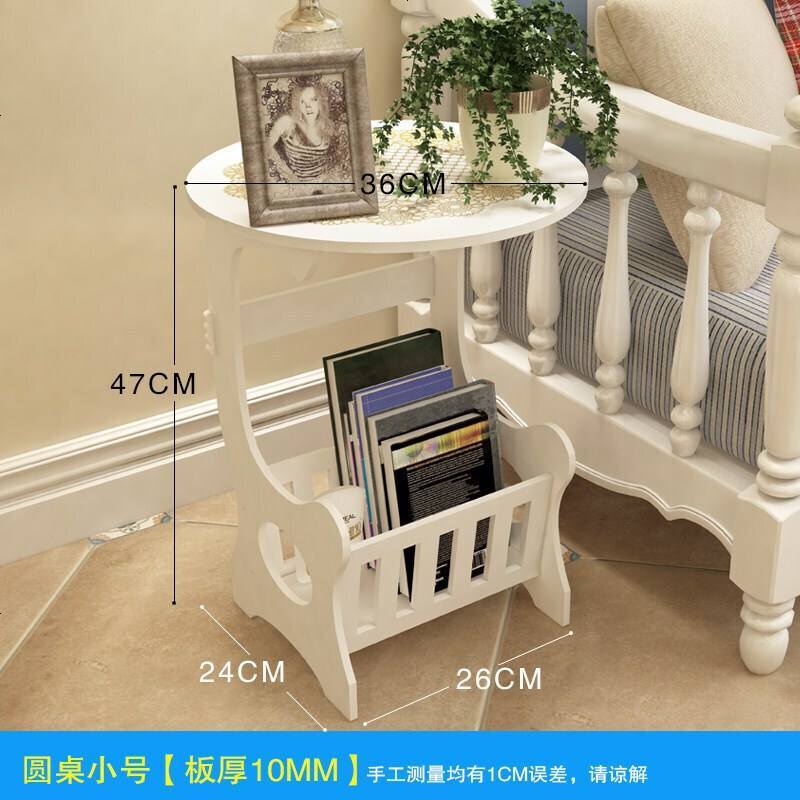 新品 小茶几迷你茶桌阳台小型简易可移动茶几桌茶几简约客厅小圆桌小户型阳台边几卧室床头柜简易创意方图片