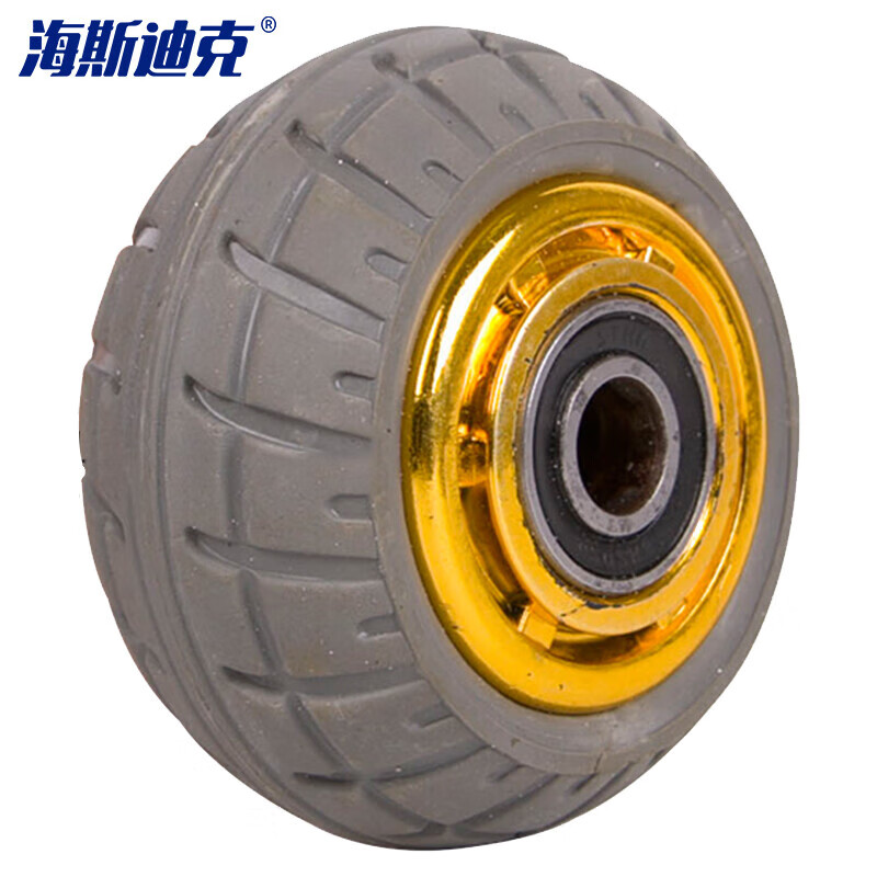 海斯迪克 高弹力低噪脚轮 HKsq-394 4寸单配 1个高清大图