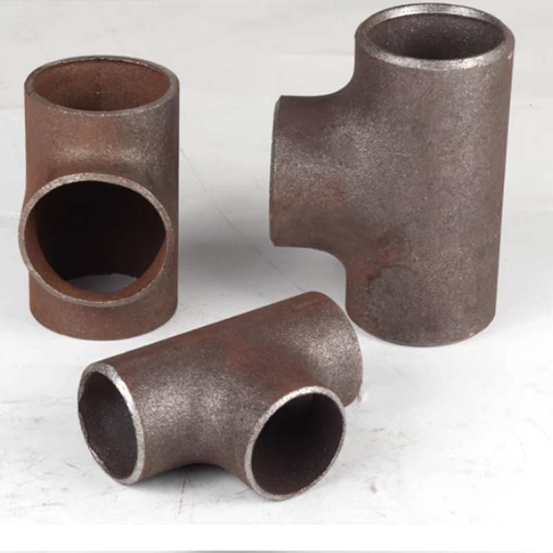 珈瑄 熟铁三通 焊接三通冲压等径三通无缝碳钢冲压熟铁三通 DN100 个高清大图