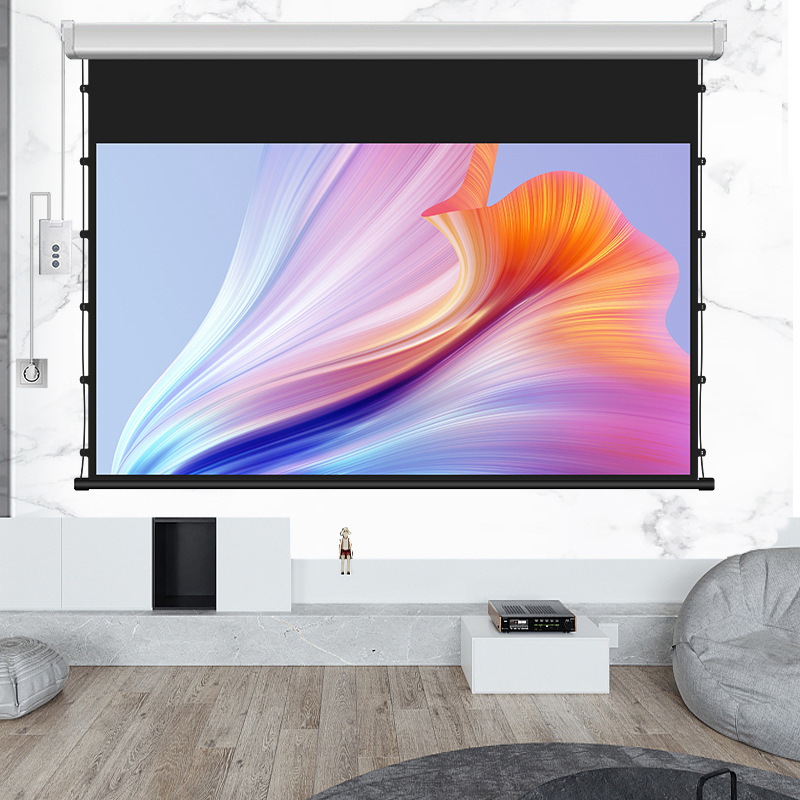 AREDY 电动拉线遥控投影幕布 120寸4:3高清大图