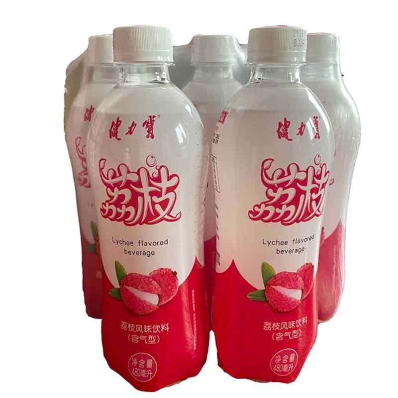 新品健力宝jianlibao荔枝味罐装480ml9瓶15瓶装怀旧整箱饮料碳酸饮料