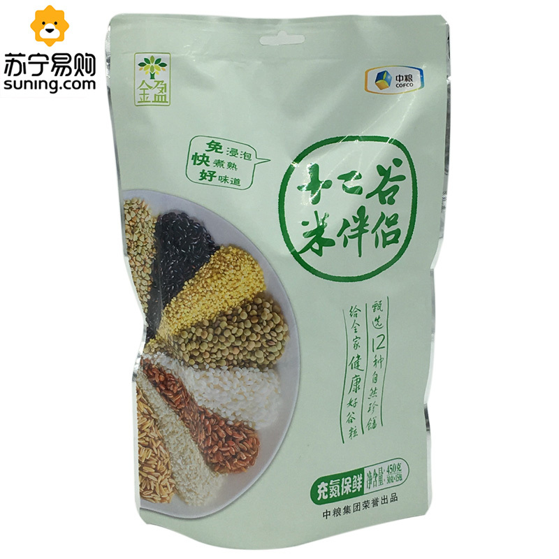 节日慰问单品-苏宁 中粮福临门大礼包198型(米油蜂蜜山珍燕麦谷物)