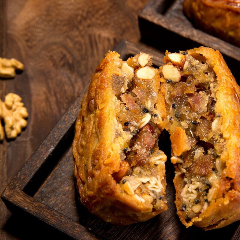 郭师傅叉烧皇月饼740g简装老广式传统五仁月饼礼盒装中秋送礼品