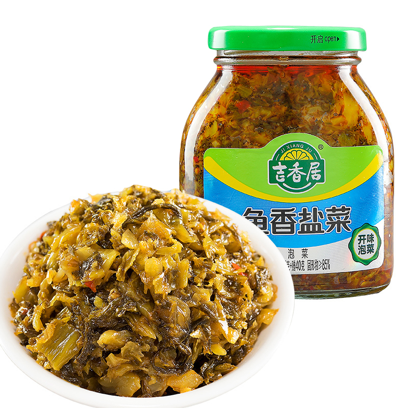 吉香居 鱼香盐菜306g/瓶 榨菜酱腌菜鱼香盐菜 鲜香高清大图