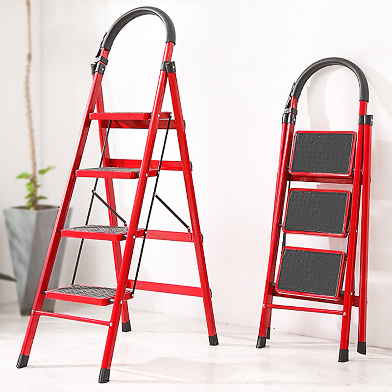 梯子家用加厚室内人字梯闪电客折叠梯四五步梯移动楼梯多功能扶梯加厚