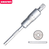 SHSIWI 三爪内径千分尺 高精度三点式测内径接杆盲孔内孔径轴承测量 6-8mm 配环规