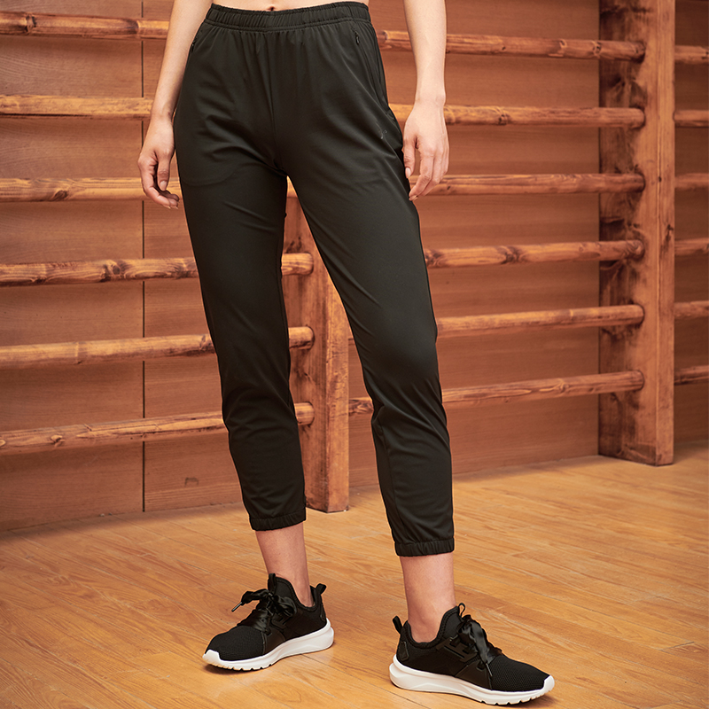 361女裤2019夏季新款针织九分裤夏季纯色运动裤女参数