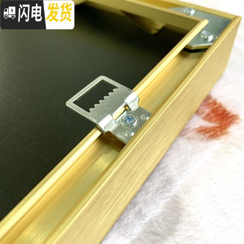 三维工匠钻石画裱框十字绣画框带玻璃定制铝合金属外框架子自 [银色铝合金框定制]需要几个框数量就拍几个,客服改价在付款高清大图