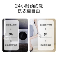 松下(Panasonic)滚筒洗衣机全自动10公斤 95度除菌洗 变频三维立体洗 节能静音XQG100-L165