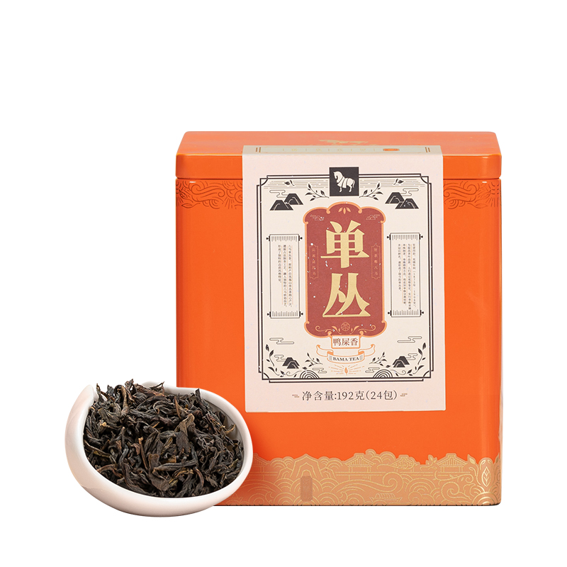 八马茶业(BAMA TEA) 单丛鸭屎香茶叶罐装AD111 192g*1罐