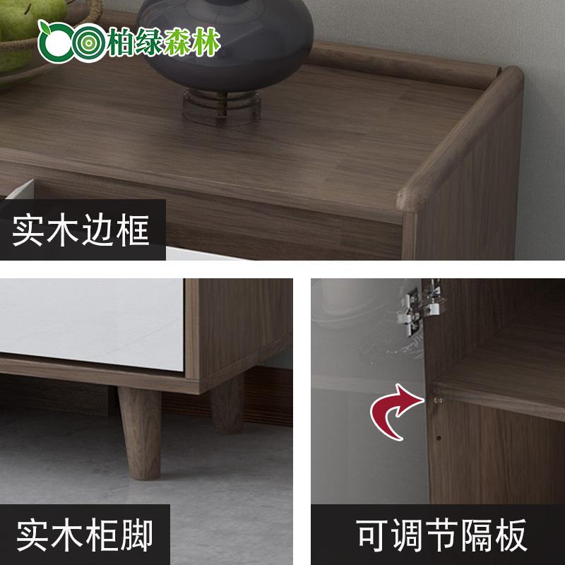 森美人中式家用口实木鞋柜玄关柜北欧大容量收纳柜子简约现代储物柜高清大图