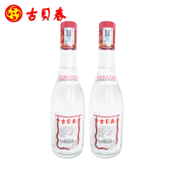 古贝春酒 白板 42度 浓香型 475ml*2瓶 白版酒 简约不简单 高价值光瓶酒
