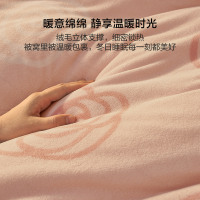 百丽丝家纺牛奶绒被套单件学生宿舍被子套暖绒被罩床上用品秋冬款