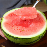 [苏鲜生]云南新鲜麒麟西瓜 1个 6-7斤 新鲜水果 汁多肉甜