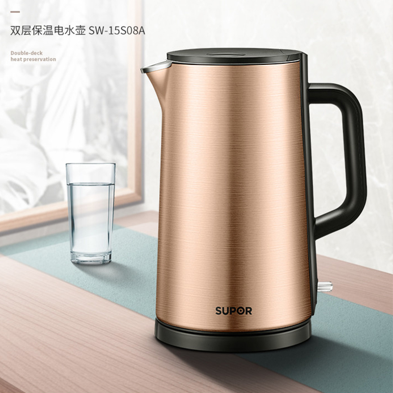 苏泊尔(SUPOR)双层保温电水壶·防烫保温系列SW-15S08A